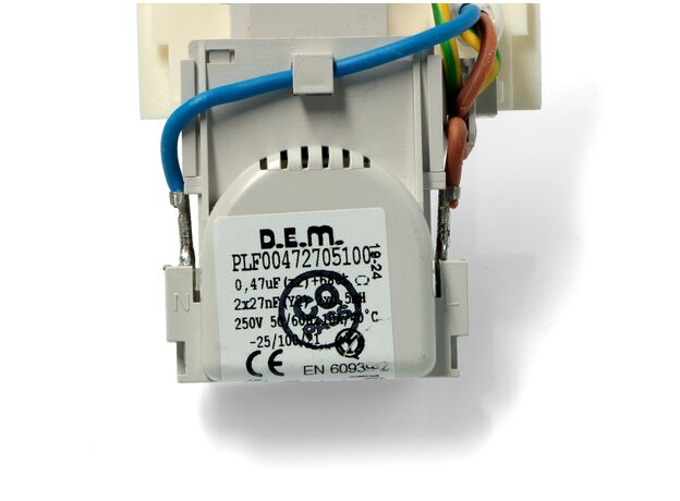 ANTI-NOISE CAPACITOR+CABLE 0,47µF - INDESIT 091633, 4 image